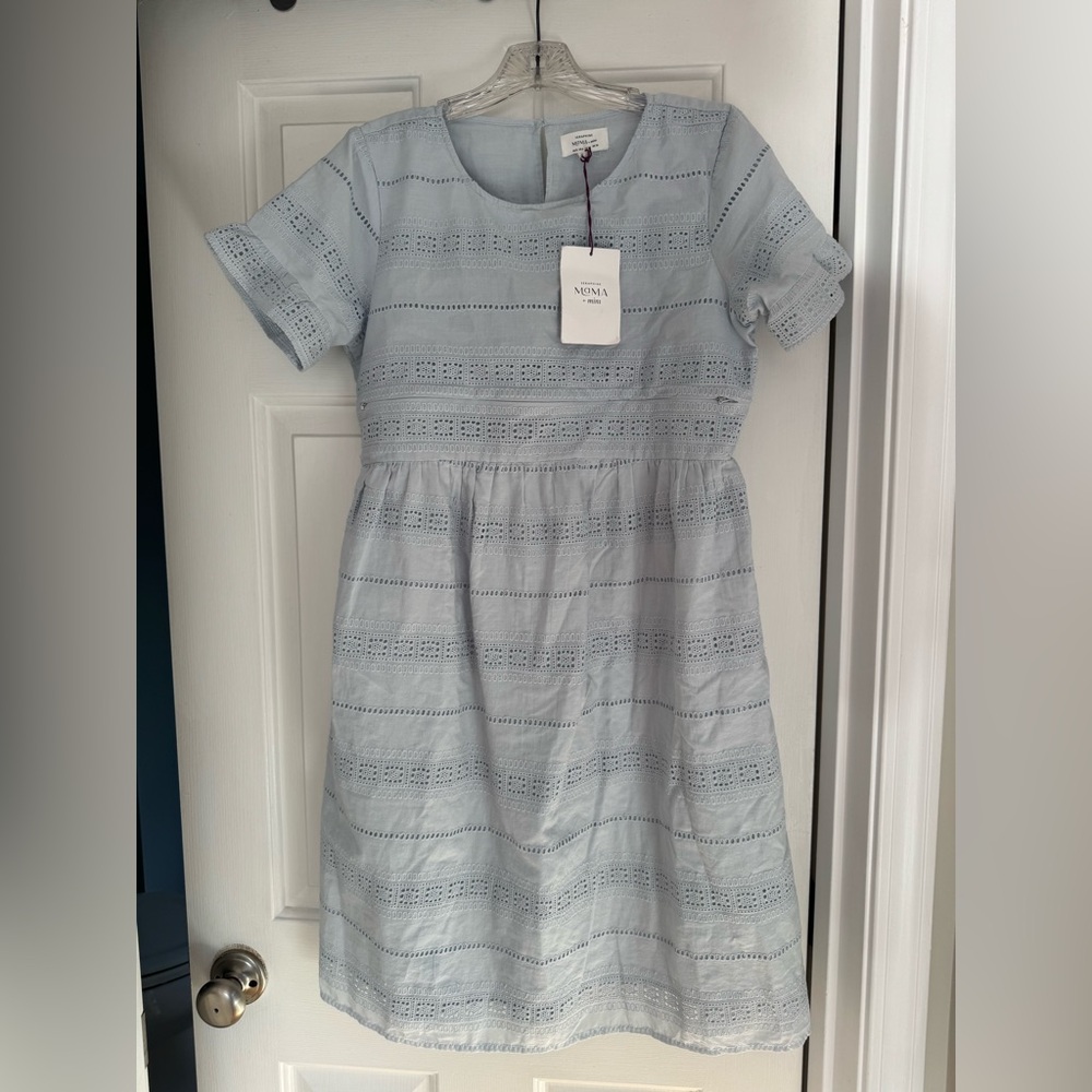 Seraphine Sky Blue Maternity Dress